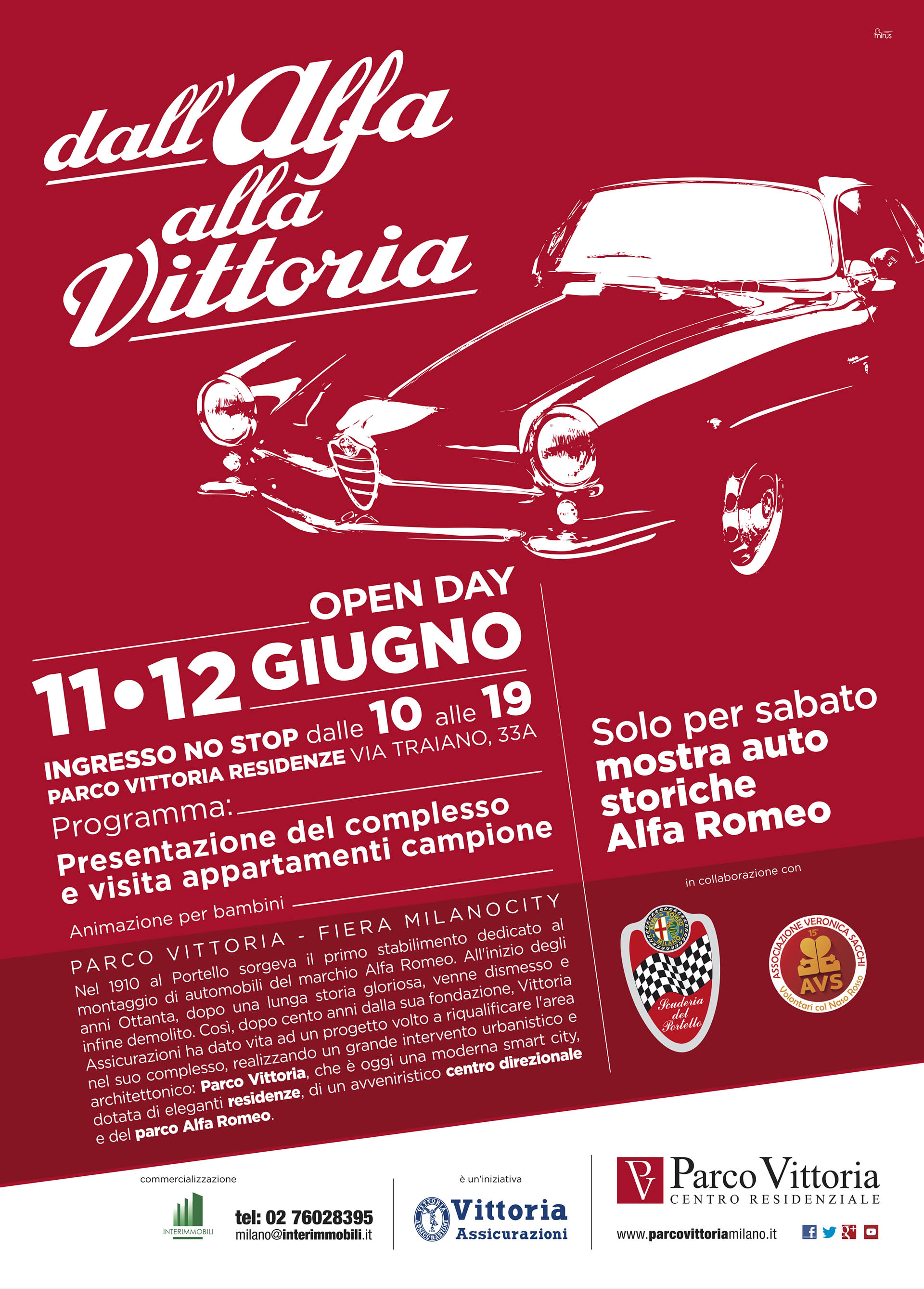 Parco Vittoria, Evento “Alfa Romeo”